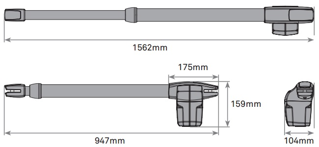 Motorline Lince600 motor méretei Motorline Lince600 motor méretei